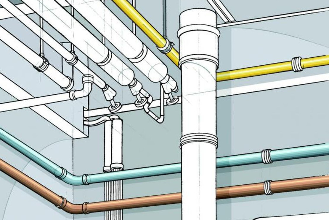 Farbanstrich schützt Gasleitungen vor Feuchtigkeit