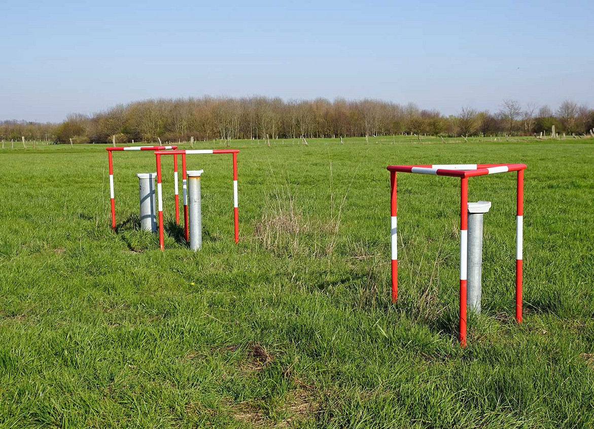 Grundwassermessstelle am Niederrhein