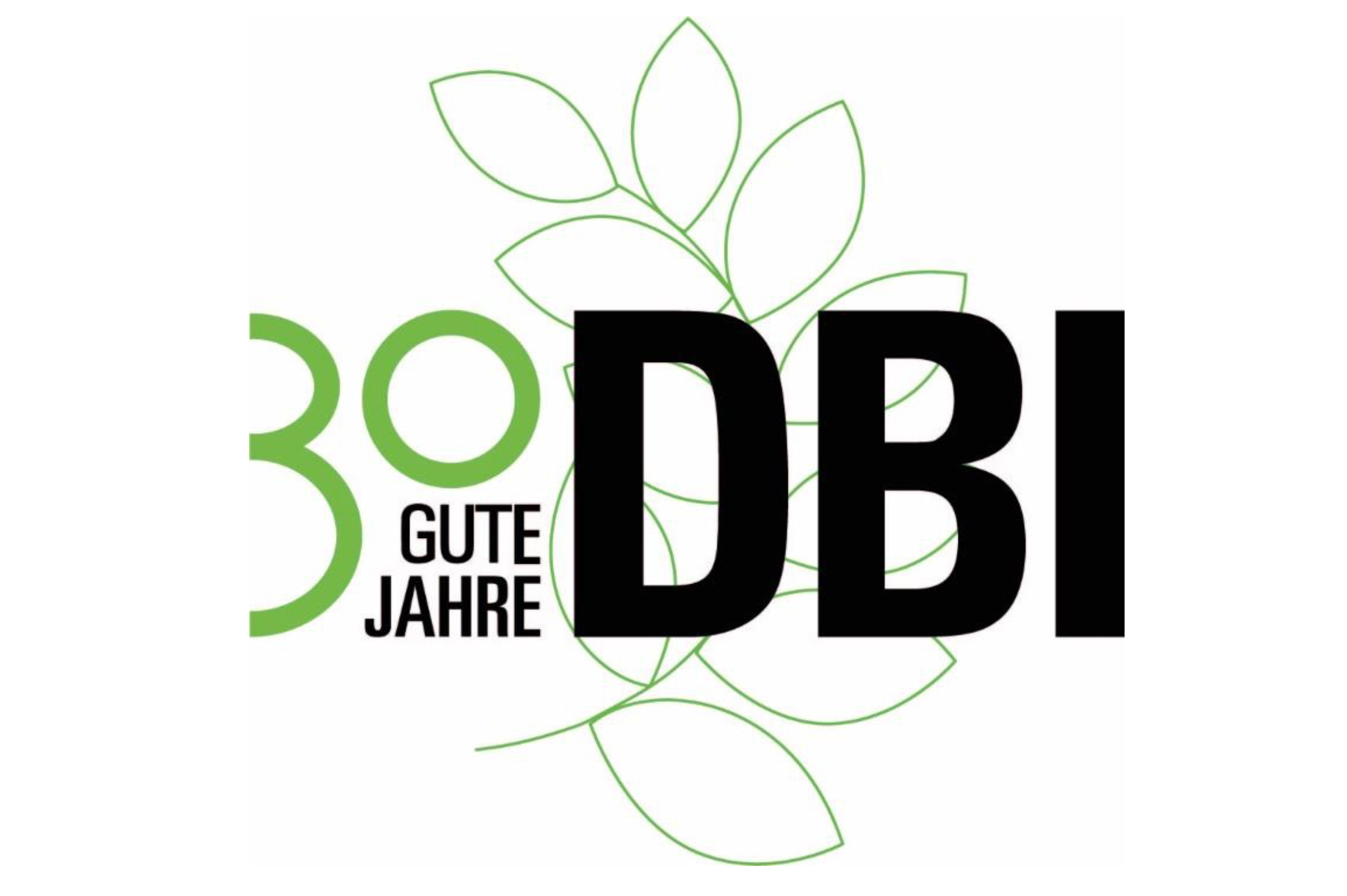 Jubiläumslogo zu 30 Jahre DBI